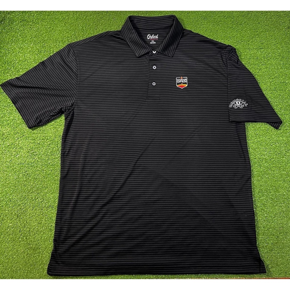 Oxford America PHA Golf Polo 2XL Shell Houston Open Houston‎ Memorial Course EUC